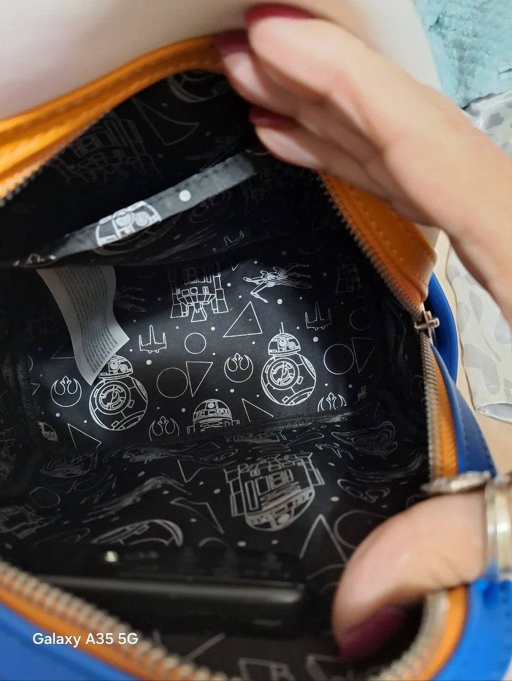 Loungefly Starwars R2-D2 BB-8 Light-up Cosplay mini backpack